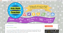 Desktop Screenshot of kidsmathteacher.com